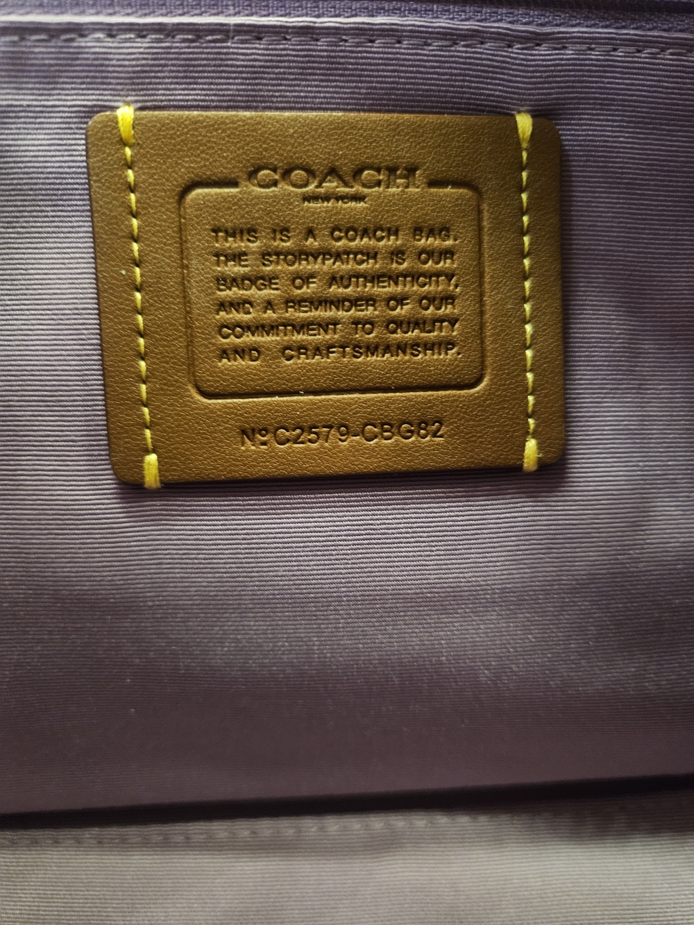 COACH Medium Rowan Satchel in Purple Floral - Picture 8 of 8